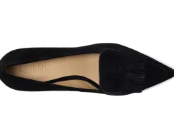 Lauren Ralph Lauren Adrienne Suede Kiltie Pumps Women's