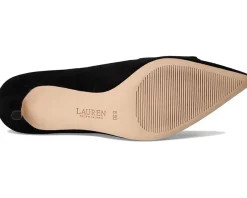 Lauren Ralph Lauren Adrienne Suede Kiltie Pumps Women's