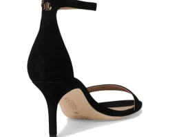 Lauren Ralph Lauren Allie Mid-Heel Suede Sandals Women's