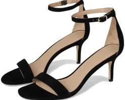 Lauren Ralph Lauren Allie Mid-Heel Suede Sandals Women's