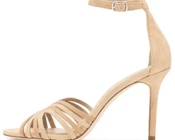 Lauren Ralph Lauren Allie Suede & Leather Multi Strap Sandals Women's