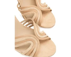 Lauren Ralph Lauren Allie Suede & Leather Multi Strap Sandals Women's