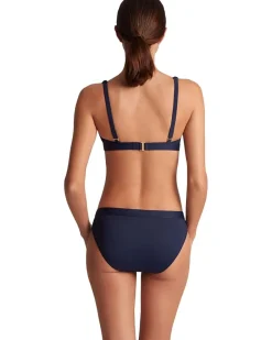 Lauren Ralph Lauren Beach Club Solid V Wire Over the Shoulder Top Women's
