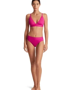 Lauren Ralph Lauren Beach Club Solids Triangle V-Neck Bikini Top Women's