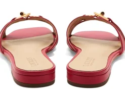 Lauren Ralph Lauren Blaike Nappa Leather Slide Sandals Women's