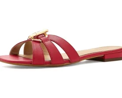Lauren Ralph Lauren Blaike Nappa Leather Slide Sandals Women's