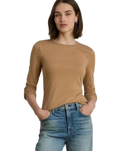 Lauren Ralph Lauren Cotton-Blend Long-Sleeve Top Women's