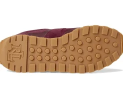 Lauren Ralph Lauren Dani Perforated Suede Sneakers Women's