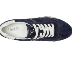 Lauren Ralph Lauren Dani Perforated Suede Sneakers Women's