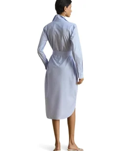Lauren Ralph Lauren End-On-End Cotton Shirtdress Women's