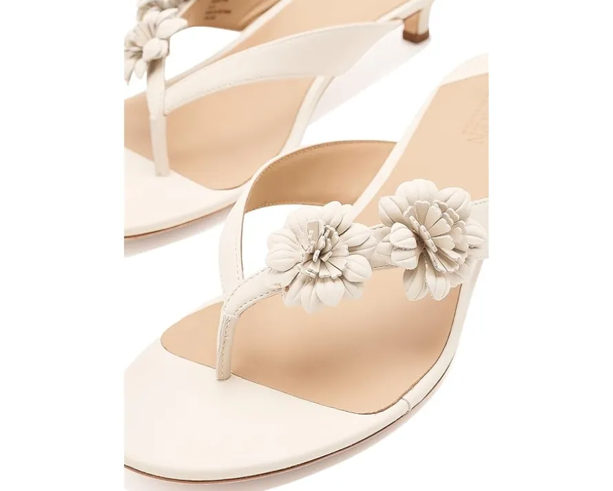 Lauren Ralph Lauren Francesca Floral-Trim Nappa Sandals Women's