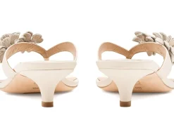 Lauren Ralph Lauren Francesca Floral-Trim Nappa Sandals Women's