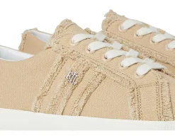 Lauren Ralph Lauren Janson Frayed Canvas Sneakers Women's