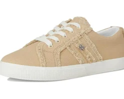Lauren Ralph Lauren Janson Frayed Canvas Sneakers Women's