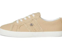 Lauren Ralph Lauren Janson Frayed Canvas Sneakers Women's