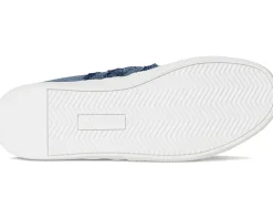 Lauren Ralph Lauren Janson Frayed Denim Sneakers Women's