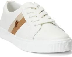 Lauren Ralph Lauren Janson II Leather Sneakers Women's