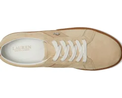 Lauren Ralph Lauren Janson II Suede & Nappa Leather Sneakers Women's