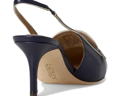 Lauren Ralph Lauren Khloe Two-Tone Slingback Loafer Pumps Women's