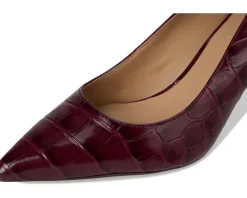 Lauren Ralph Lauren Lanette Croc-Embossed Leather Pumps Women's