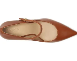 Lauren Ralph Lauren Lanette Calfskin Mary Jane Pumps Women's