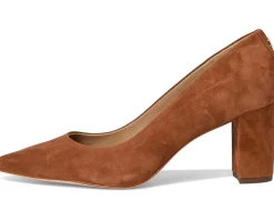 Lauren Ralph Lauren Lanette Suede Block-Heel Pumps Women's
