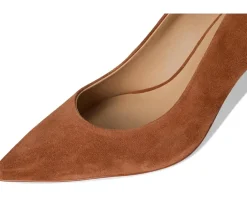 Lauren Ralph Lauren Lanette Suede Block-Heel Pumps Women's