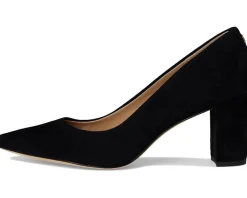 Lauren Ralph Lauren Lanette Suede Block-Heel Pumps Women's