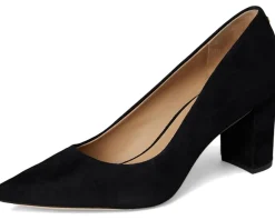 Lauren Ralph Lauren Lanette Suede Block-Heel Pumps Women's