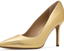 Lauren Ralph Lauren Lindella II Metallic Leather Pumps Women's