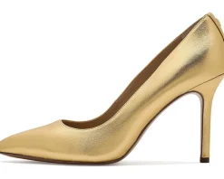 Lauren Ralph Lauren Lindella II Metallic Leather Pumps Women's
