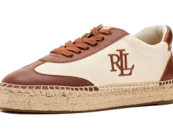 Lauren Ralph Lauren Luize Canvas & Nappa Espadrille Sneakers Women's