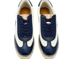 Lauren Ralph Lauren Luize Canvas & Nappa Espadrille Sneakers Women's