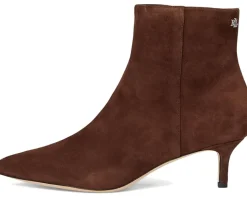 Lauren Ralph Lauren McKay Suede Bootie Heel Women's