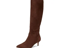 Lauren Ralph Lauren McKay Suede Tall Boots Heel Women's