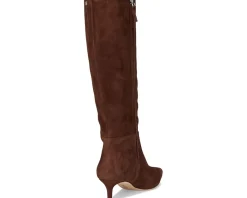 Lauren Ralph Lauren McKay Suede Tall Boots Heel Women's