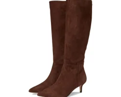 Lauren Ralph Lauren McKay Suede Tall Boots Heel Women's