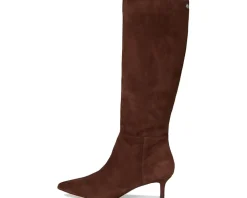 Lauren Ralph Lauren McKay Suede Tall Boots Heel Women's