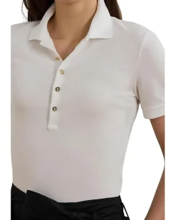 Lauren Ralph Lauren Petite Piqué Polo Shirt Women's