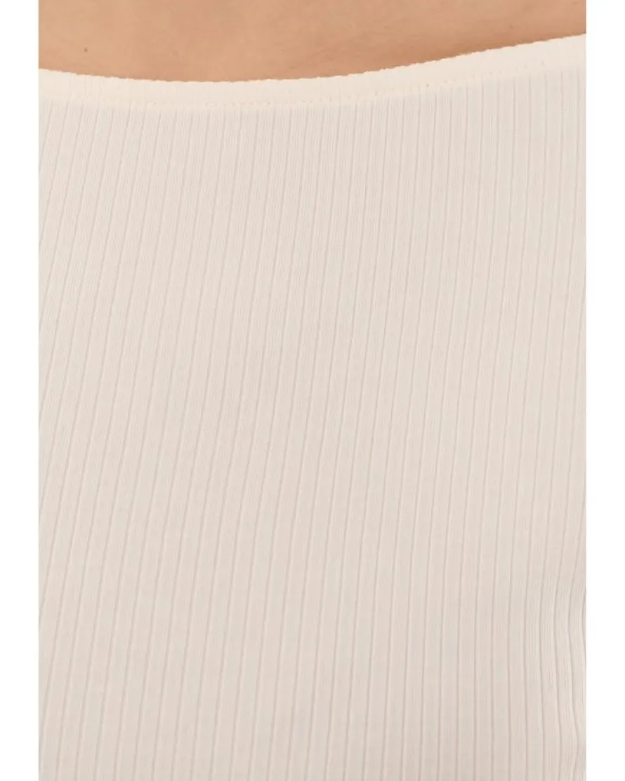 Lauren Ralph Lauren Petite Rib-Knit Cotton-Blend Boatneck Tee Women's