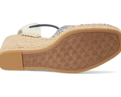 Lauren Ralph Lauren Robby Striped Canvas & Jute Espadrille Women's