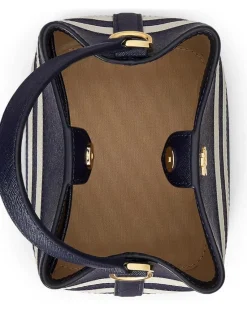 Lauren Ralph Lauren Two-tone Leather Small Reese Bucket Bag