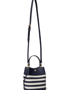 Lauren Ralph Lauren Two-tone Leather Small Reese Bucket Bag