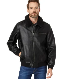 Levi's® Faux Leather Bomber Jacket Men's
