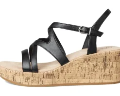 LifeStride Bailey Strappy Platform Wedge Sandals Women's