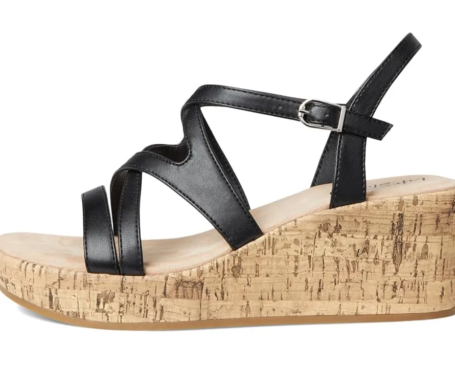 LifeStride Bailey Strappy Platform Wedge Sandals Women's
