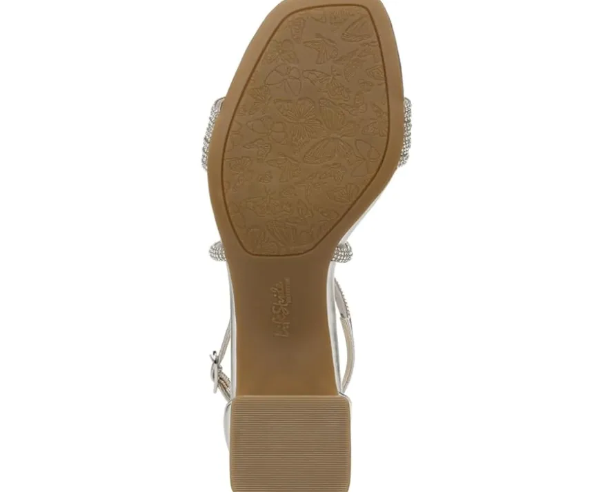 LifeStride Captivate Strappy Block Heel Dress Sandals Women's