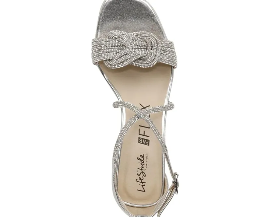 LifeStride Captivate Strappy Block Heel Dress Sandals Women's