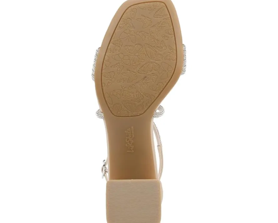 LifeStride Captivate Strappy Block Heel Dress Sandals Women's