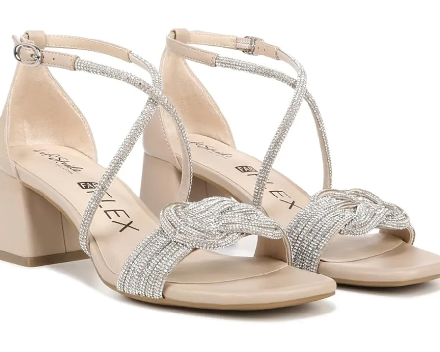 LifeStride Captivate Strappy Block Heel Dress Sandals Women's